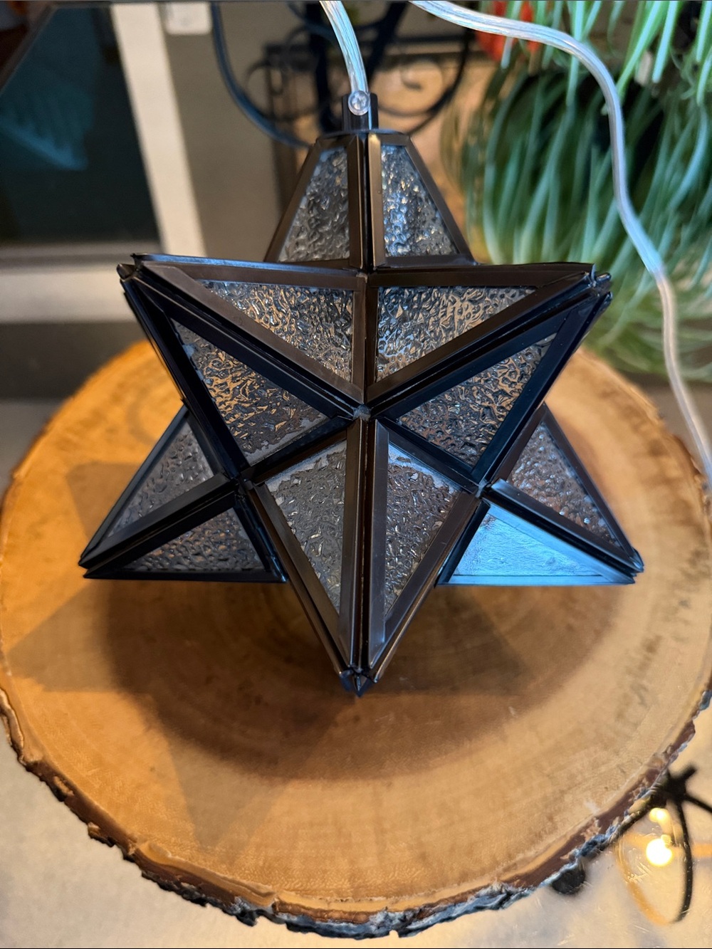 Moravian Star Design Pendant Hanging Light Fixture